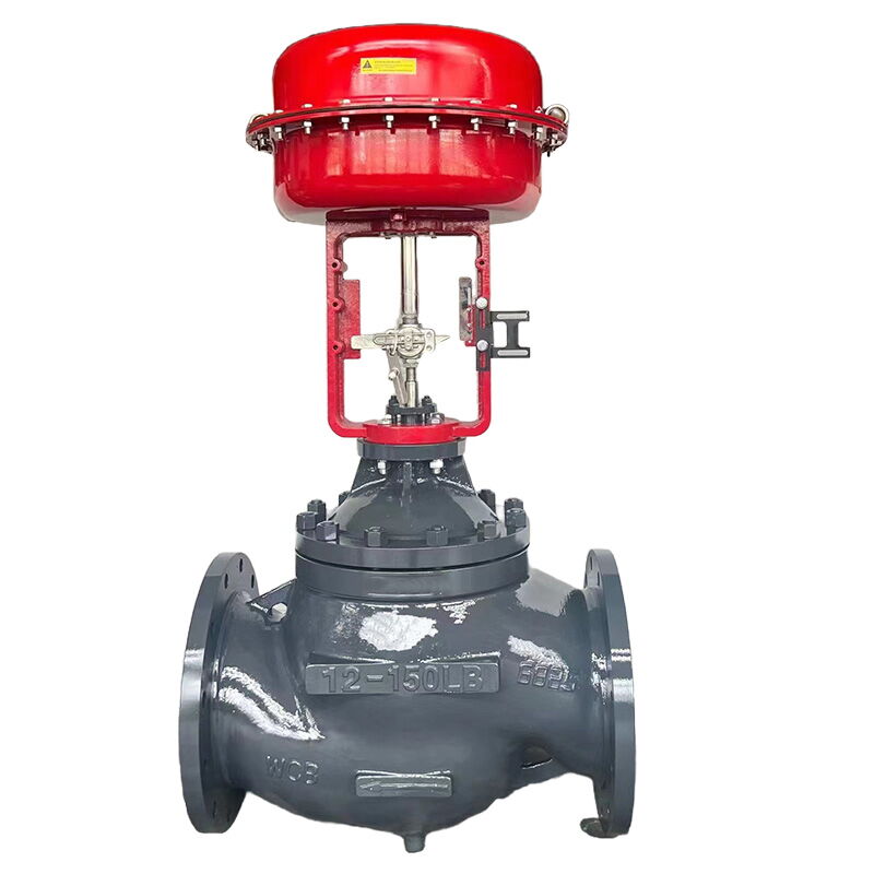ASTM A217 WC6 Pneumatic Globe Control Valve, 12 Inch, 150 LB