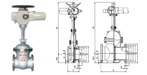 Electric Gate Control Valve