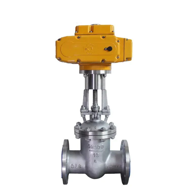 Explosion-proof Electric Gate Control Valve, CF8M, 4 IN, 150 LB