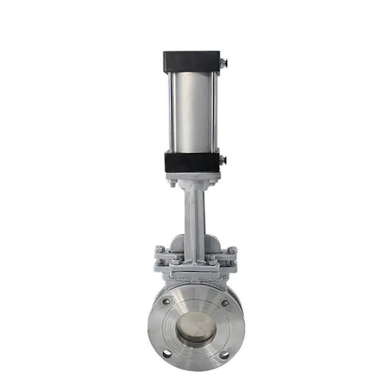 Pneumatic Knife Gate Control Valve, A351 CF8, 1/2-40 IN, 300 LB