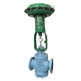 Single Spring Globe Control Valve, A216 WCB, 4 Inch, 150 LB