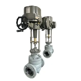 Electric 3 Way Control Valve, A352 LCB, 3/4-14IN, 150-600 LB
