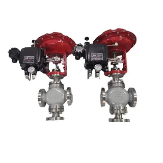 3 Way Diverting Control Valve, WCB, 3/4-16 Inch, 150-600 LB