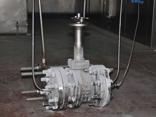 Válvula de bola criogénica