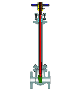 ASTM A351 CF8M Gate Valve, ASME B16.34, 1/2-6IN, CL150-600