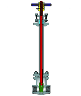 صمام البوابة SS Cryogenic ، ASTM A351 CF3M ، 1 / ​​4-2IN ، CL200-600
