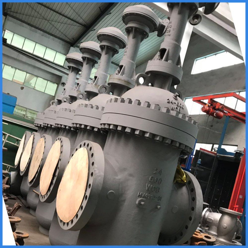 API 6D Gate Valve, Carbon Steel, Class 600 LB, 24 Inch, FB