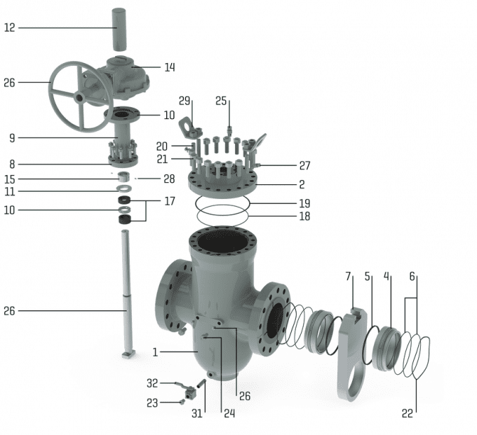 Parallel Slide Gate Valve