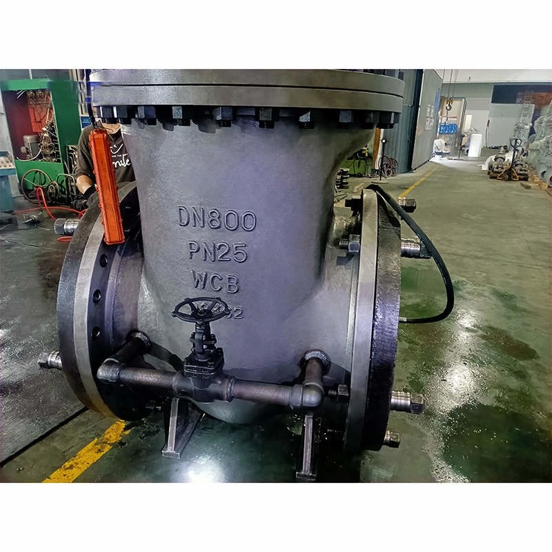 Bypass & Supporting Foot Gate Valve, EN 1984, WCB, DN800, PN25