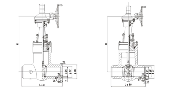 power-station-gate-valve-api-600-asme-b16-34