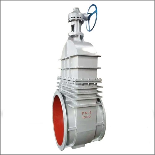 DIN 3352 Gate Valve, GS-C25, DN1000, PN100, Flange, Gearbox