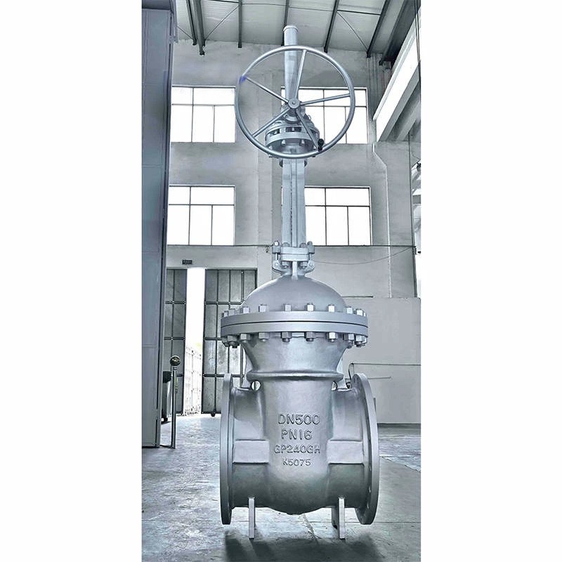 EN 1984, DIN 3352 Gate Gate, GP240GH, DN500, PN16, Flange End