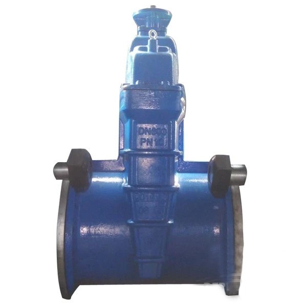 Válvula de compuerta de asiento flexible GGG50, DIN 3352, DN600, PN10, RF