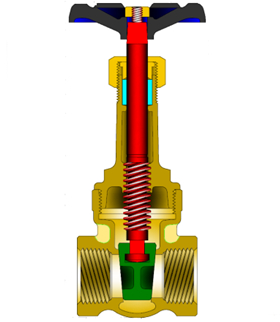 MSS SP-80 Bronze Gate Valve, 1/4-3 Inch, Class 125-150
