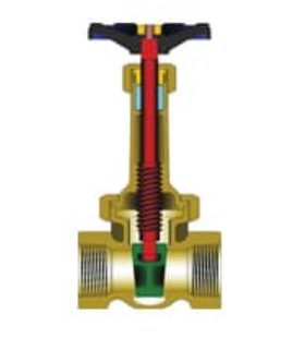 MSS SP-80 Union Bonnet Gate Valve, Rising Stem, 1/4-3 Inch