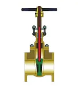 Bronze Flanged Gate Valve, MSS SP-80, 4-12IN, Class 150LB
