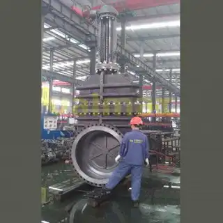 API 600 Wedge Gate Valve, ASTM A216 WCB, 48 Inch, Class 150