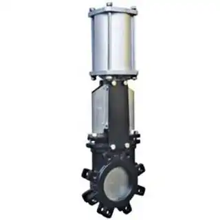 Pneumatic Knife Gate Valve, 150 LB, PN10, 2-32 Inch