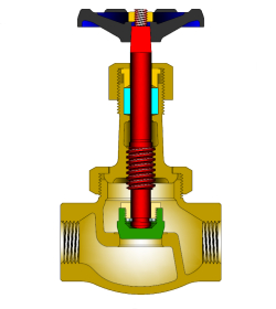 MSS SP-80 Bronze Globe Valve, ASTM B62, 1/4-3IN, CL 200-300