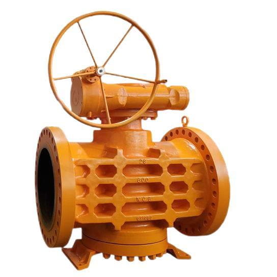 Válvula de tapón con manguito lubricado, ASTM A216 WCB, 26 IN, 600 LB