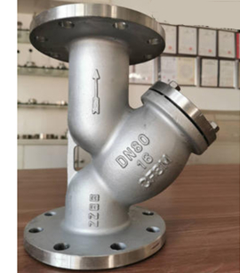 ASTM A351 CF8, A351 CF8M Y Strainer, 3 IN, 150 LB, RF