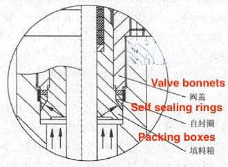 Valve bodies and bonnet sealing