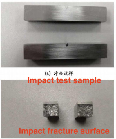 Impact fracture surface Impact fracture surface