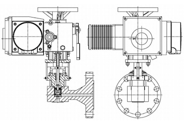 Multifunctional valve structure drawing Multifunctional valve structure drawing