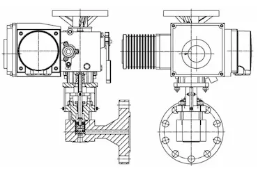 Multifunctional valve structure drawing Multifunctional valve structure drawing