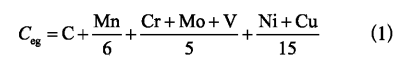 The formula for calculating carbon equivalent