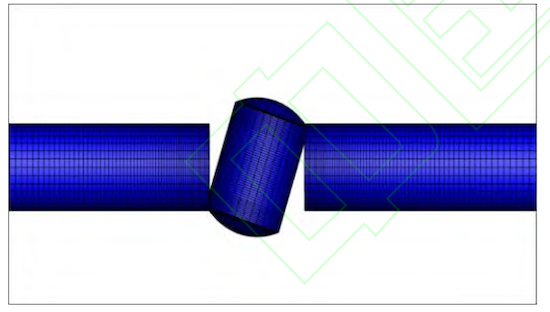 3D Mesh Model of the Ball Valve