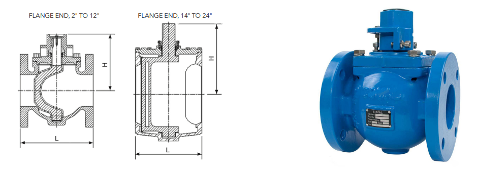 Drawing for Plug Valve