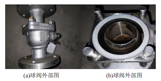 Physical model of the DN50 ball valve