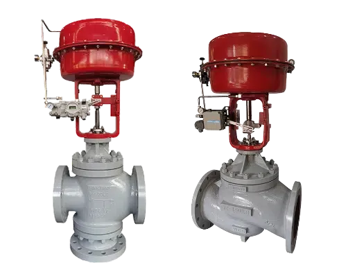 Pneumatic On/Off Globe Control Valves