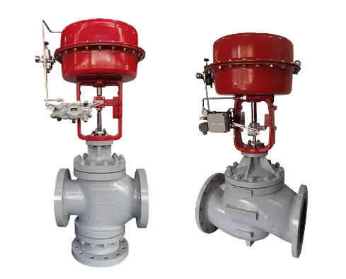 Pneumatic On/Off Globe Control Valves
