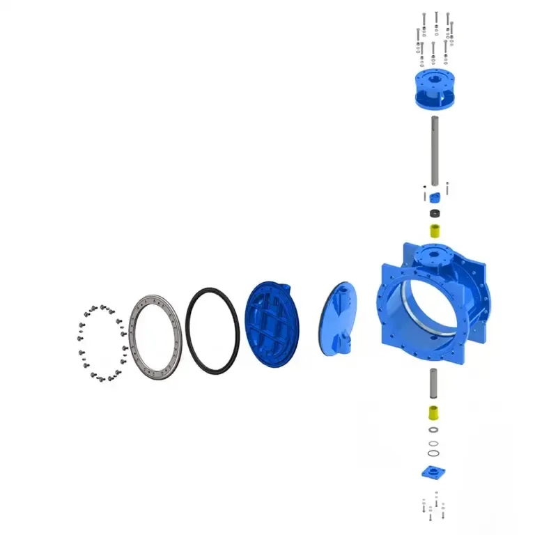 Structure of Double Eccentric Butterfly Valve