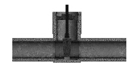 Finite element mesh of the solid model Finite element mesh of the solid model