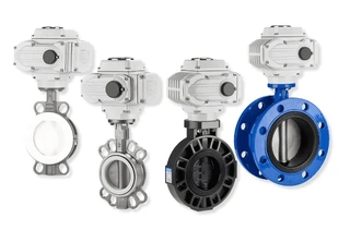 Electric Butterfly control Valves