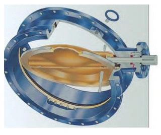 Butterfly valve assembly drawing