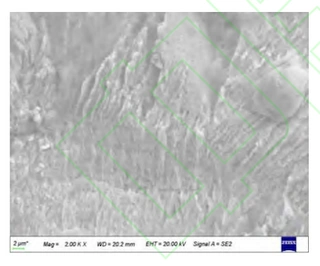 Cross-sectional features at the inner-wall step of the sleeve