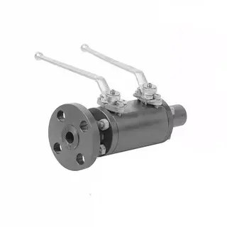 Double Block Bleed Ball Valve, API 608, 1 Inch, Class 300 LB