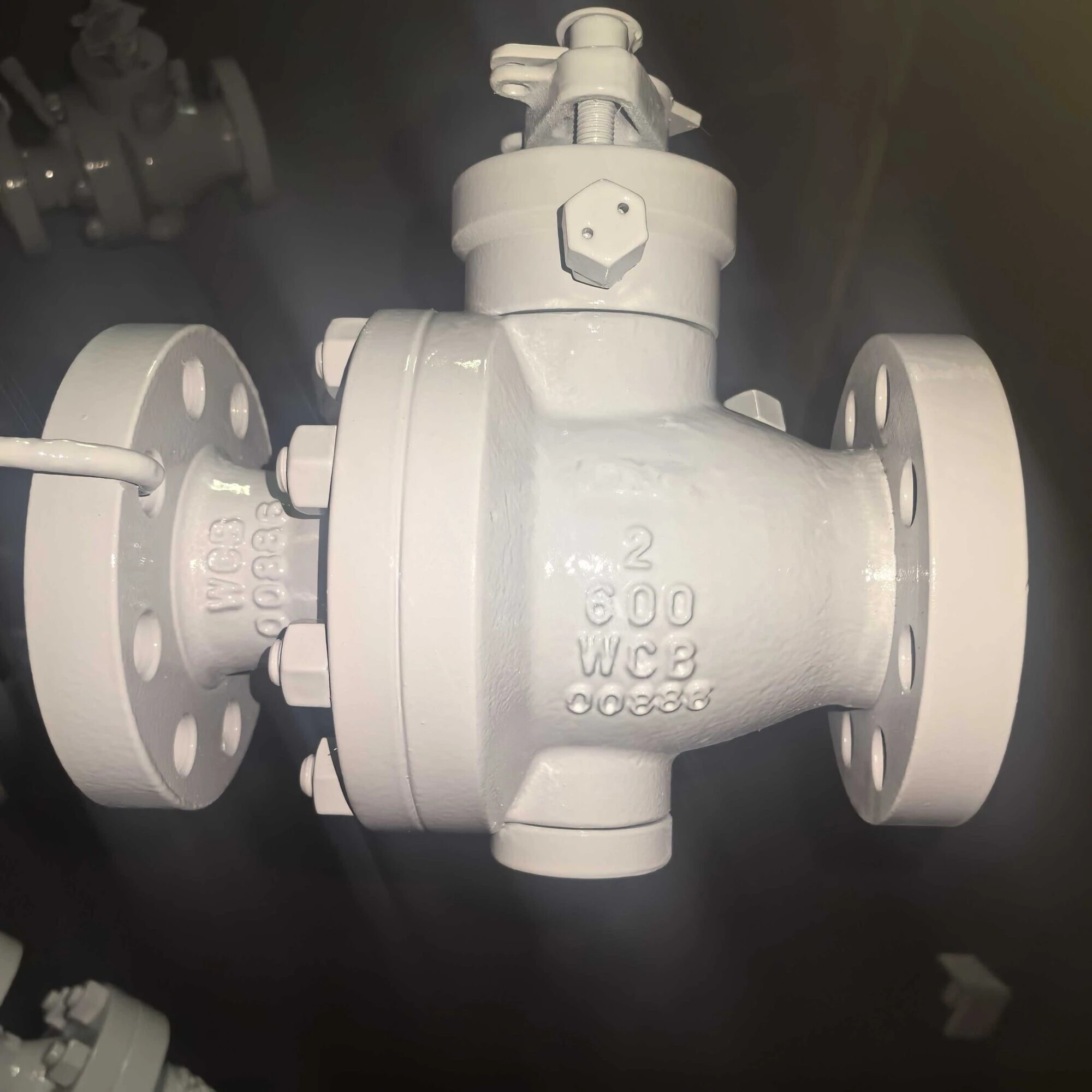 API 6D Floating Ball Valve, A216 WCB, 2 Inch, 600 LB, Lever