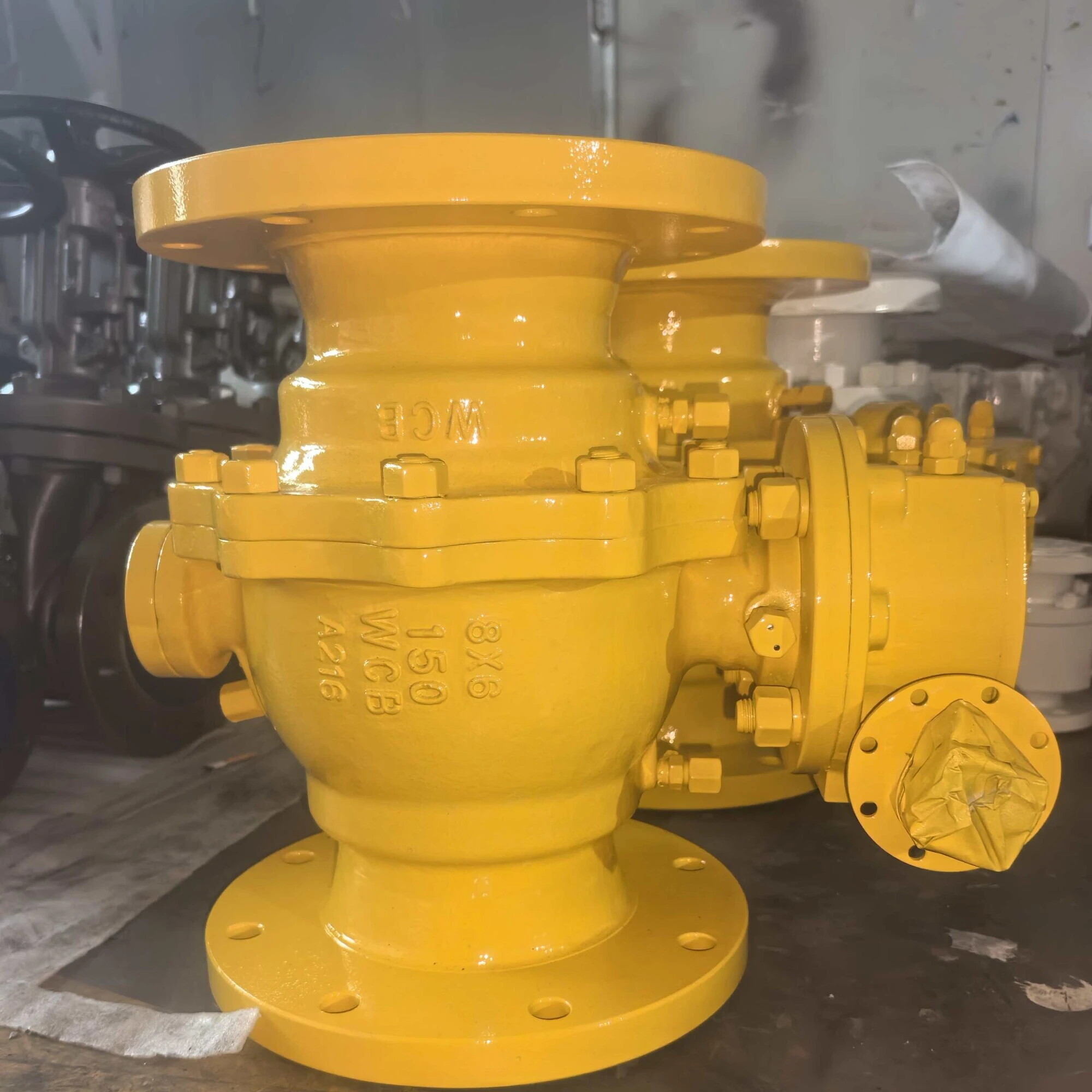 Reduced Bore Ball Valve, ASTM A216 WCB, 8 X 6 Inch, 150 LB