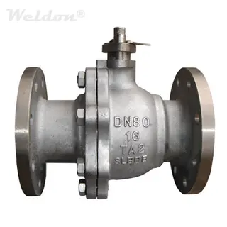 Titanium Ball Valve, DN80, PN16, ASTM B367 C2, API 608, API 6D, RF