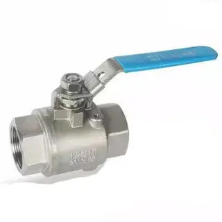 ASTM A351 CF8M Ball Valve, 2 PC, 1-1/2 Inch, 3000 WOG, FNPT