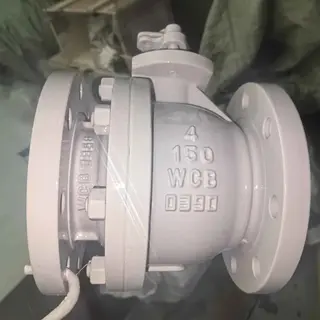 Lever Operated Ball Valve, 2PC, A216 WCB, 4 Inch, 150 LB, RF