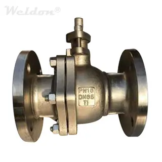 ASTM B367 GR.C2 Floating Ball Valve, DN65, PN16, API 6D, API 608