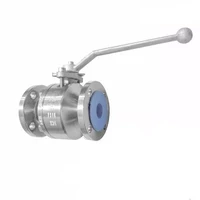 ASTM A182 F316 Floating Ball Valve, 1-1/2 Inch, Class 150 LB