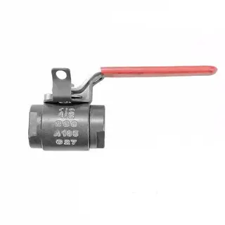 ASTM A105 Screw Thread Ball Valve, API 608, 1/2 Inch, 800 LB