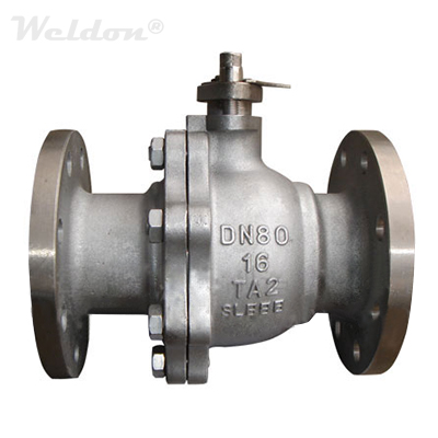 Titanium Ball Valve, DN80, PN16, ASTM B367 C2, API 608, API 6D, RF
